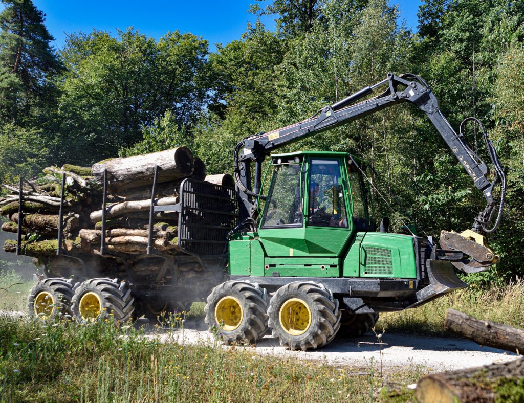 forestier transport de grumes